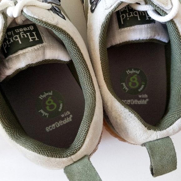 Hybrid Green Label Curious Eco Ortholite Suede Shoes NWT - Picture 11 of 15